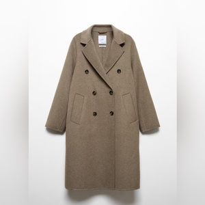 MANGO Handmade oversized wool coat